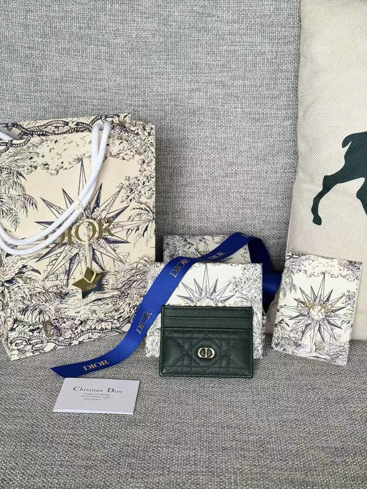 Saint Laurent Wallets & Card Holders Quilted monogram holder — 35