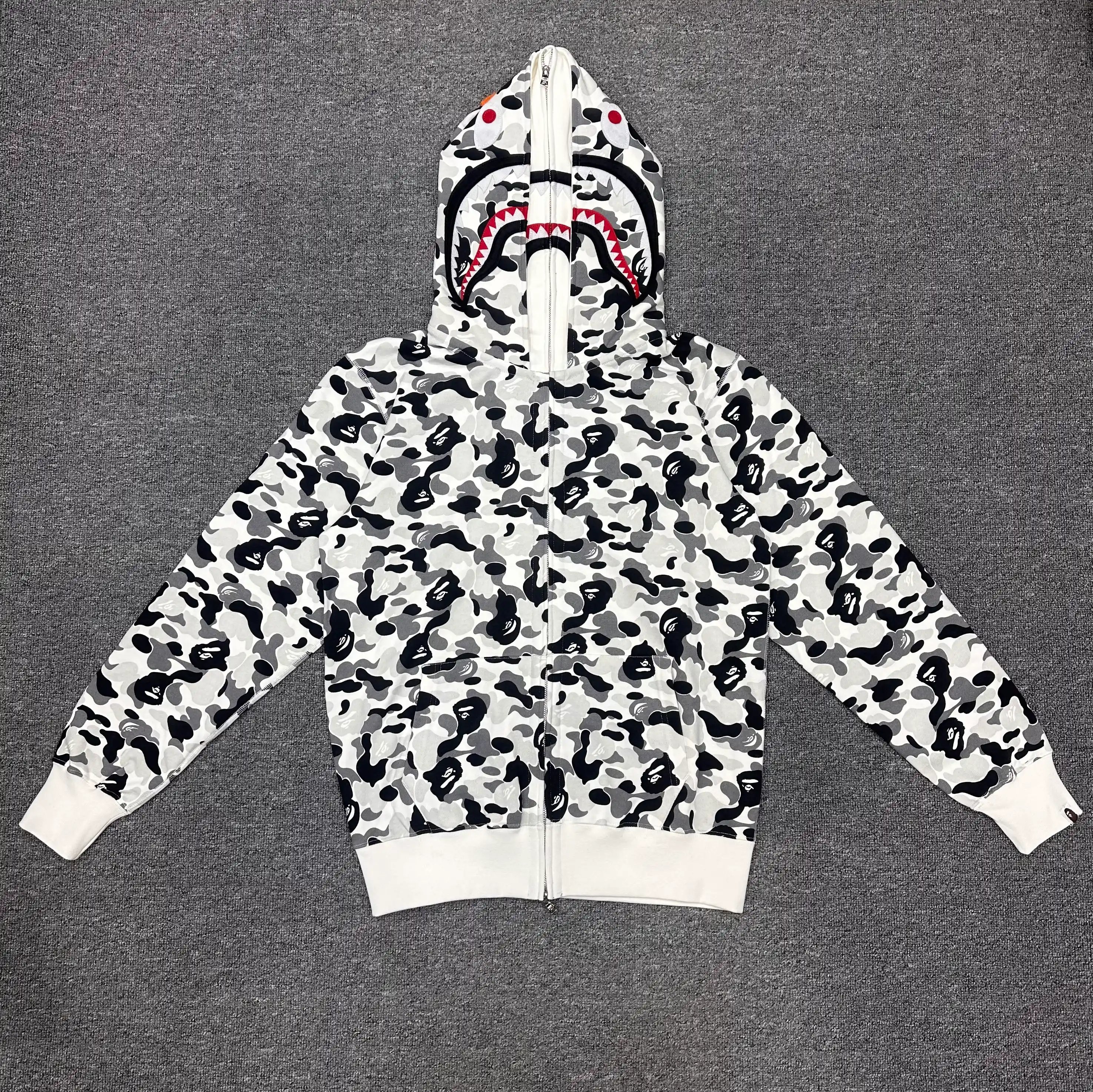 BAPE ABC Camo Double Shark Full Zip Hoodie