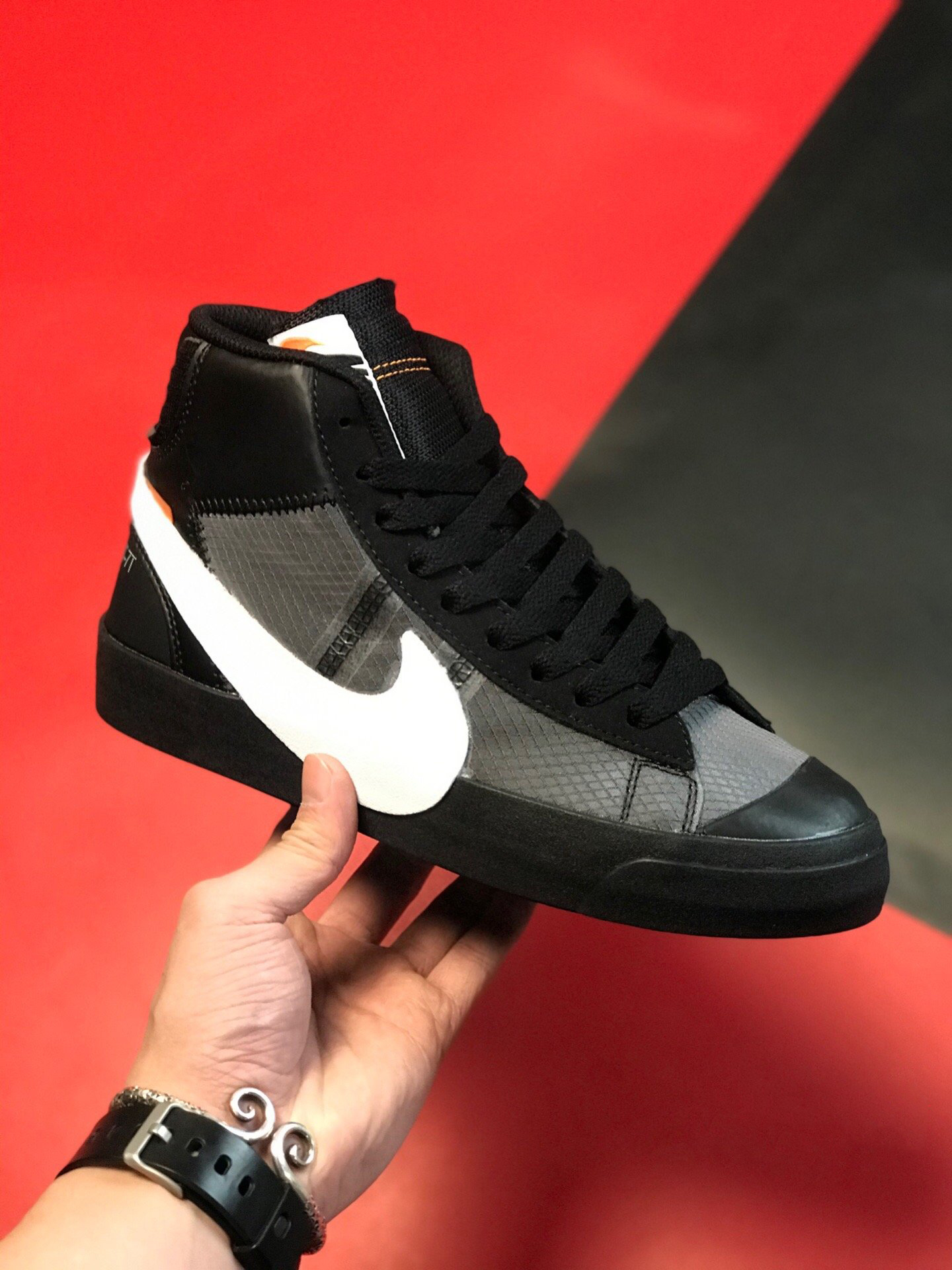 Nike Blazer Mid x Off White OW联名男女同款系列开拓者中帮百搭运动