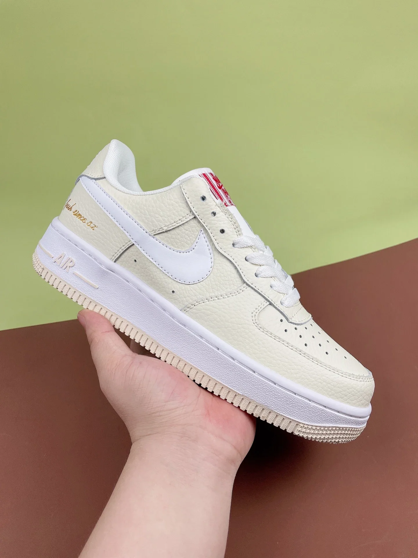 Nike Air Force AF1 07 Low PRM EMB Popcorn 男女同款爆米花空军一号低