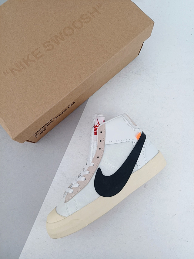 Nike Blazer Mid x Off White OW联名男女同款系列开拓者中帮百搭运动