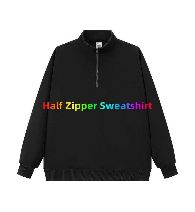 #PRO064 Half Zipper Sweatshirt Half Zipper Sweatshirt