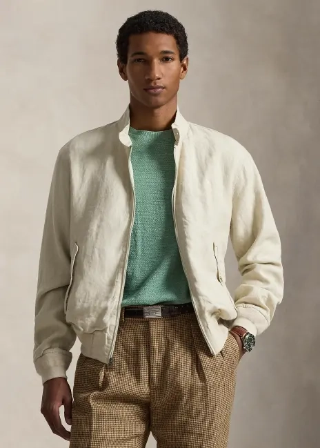 linen jacket unisex 1:1 RL亚麻外套 M