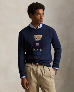 thumbnail for flag bear sweater: national flag bear sweater, CK
