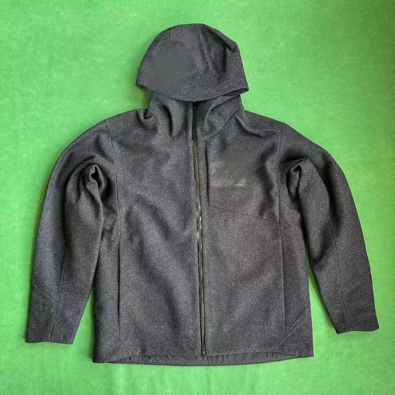 Sawyer Wool Hoody Black XS-XXL