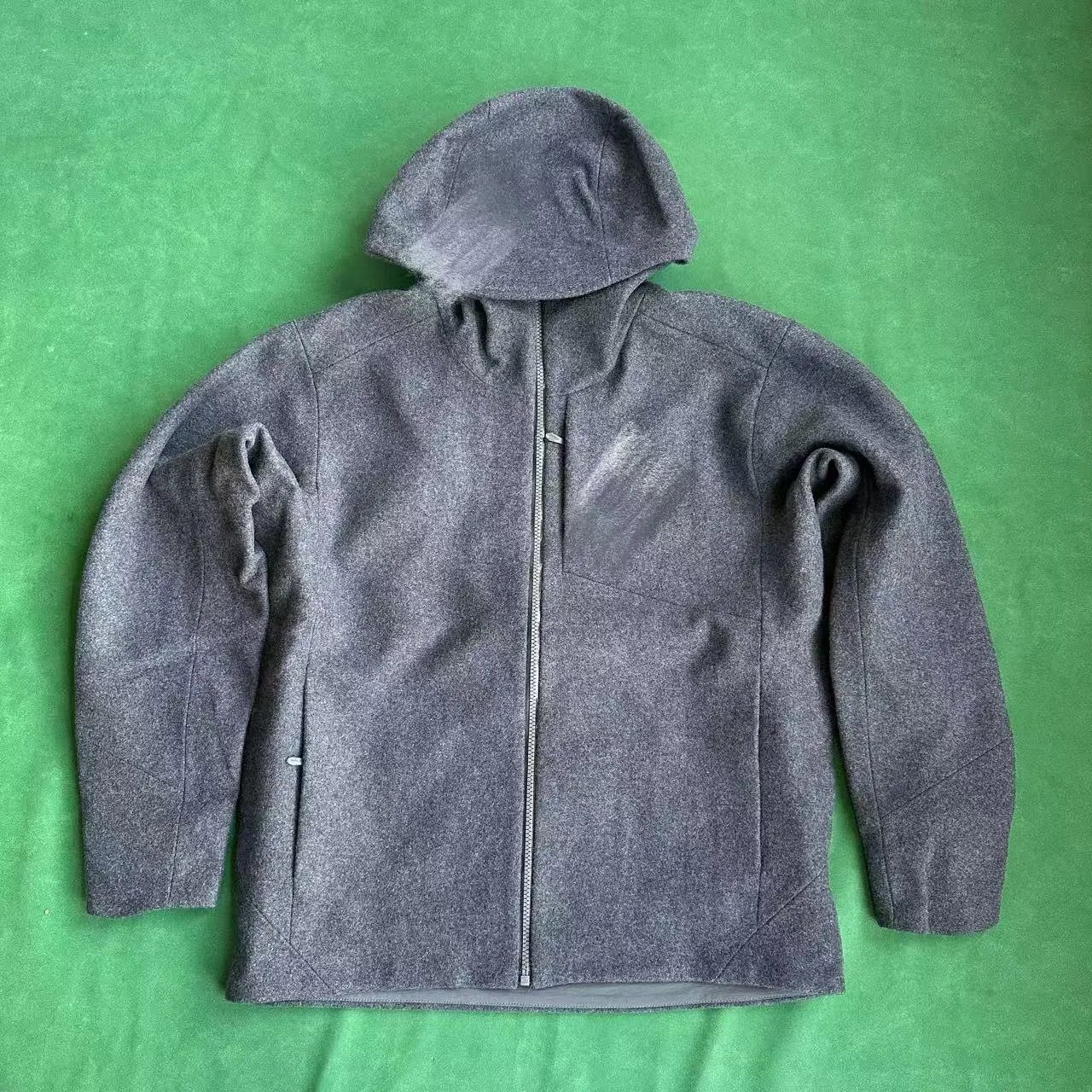 Sawyer Wool Hoody Grey XS-XXL
