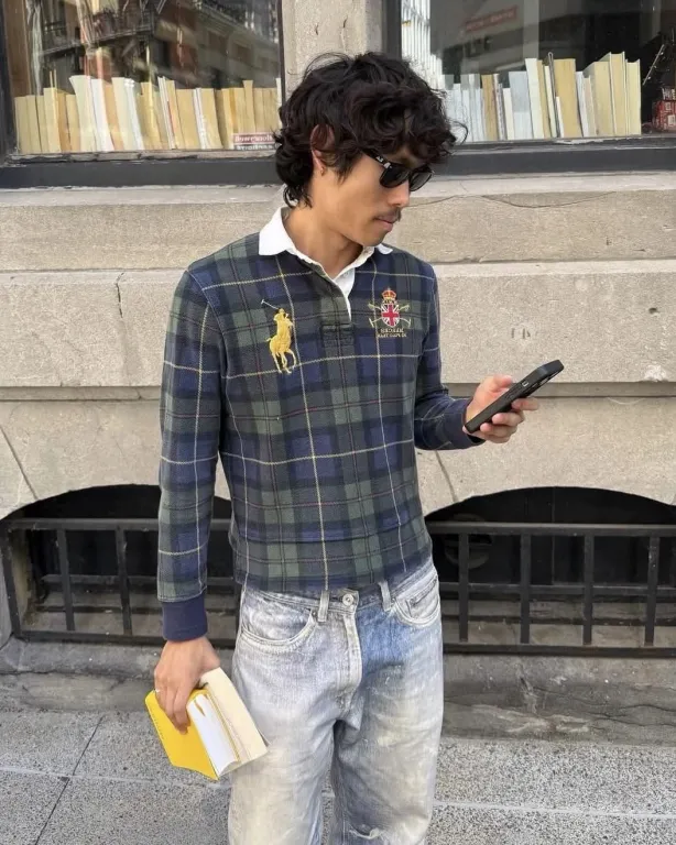 RL 复古 格子 长袖TB1070153624186