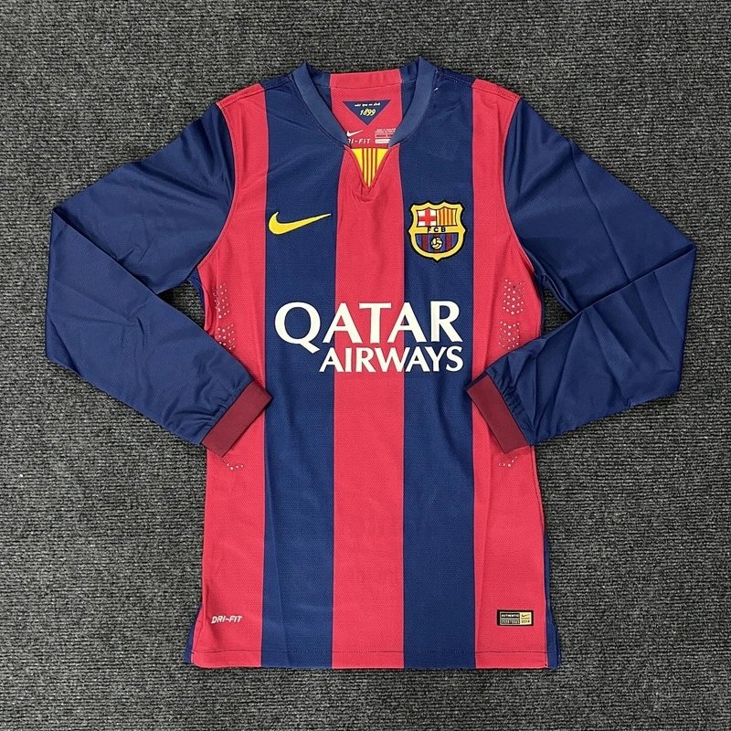 Barcelona Home Long Sleeve Jersey - Style 39