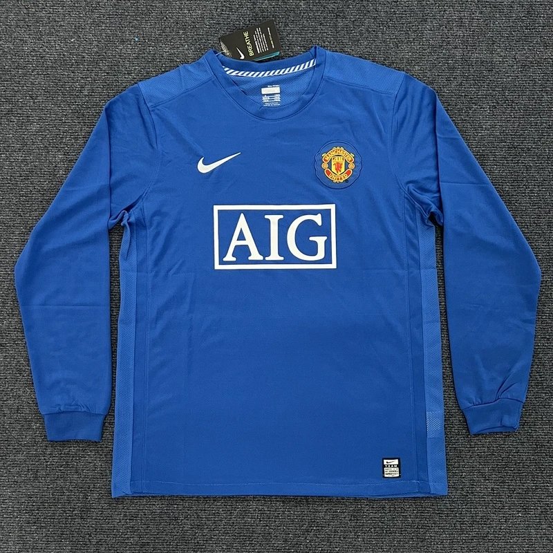 2009-2010 Manchester United Long Sleeve Football Jersey - Style 18