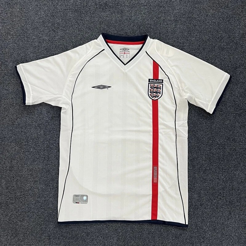 2002 England Home Shirt - Style 8