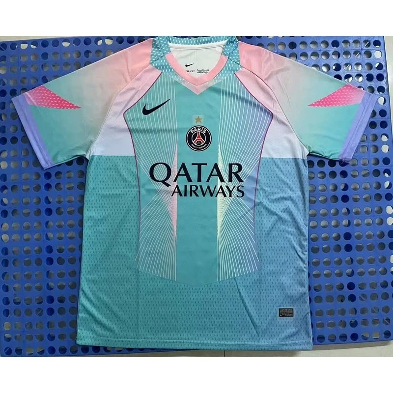 2025-2026 Paris Saint-Germain Concept Edition Light Green Star Jersey - Style 14