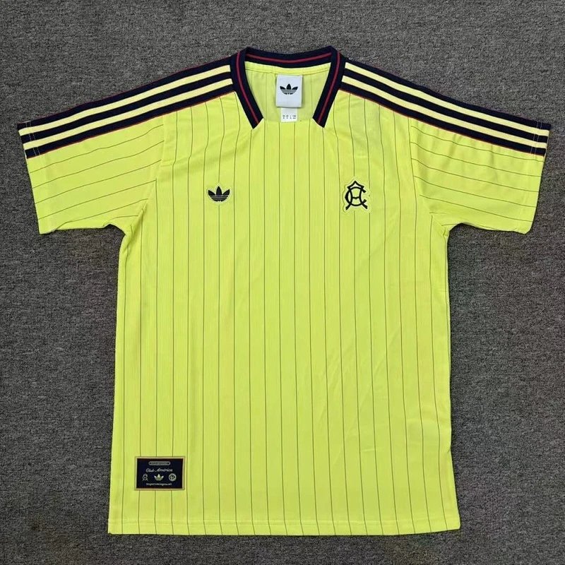 retro american yellow football jersey - Style 28