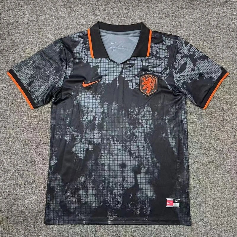 2025 Netherlands training jersey grey - Style 22