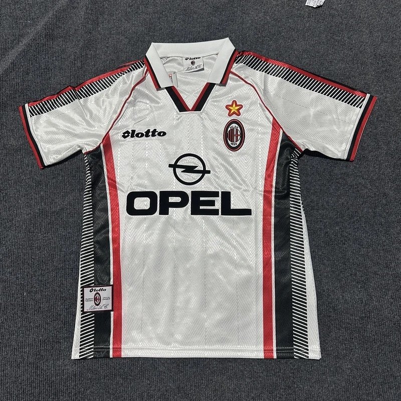 96-97AC Away Football Jersey - Style 21