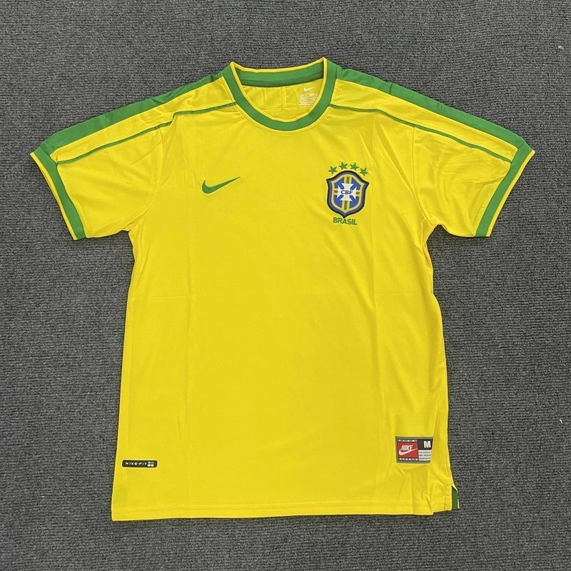 1998 Brazil Home Jersey - Style 30