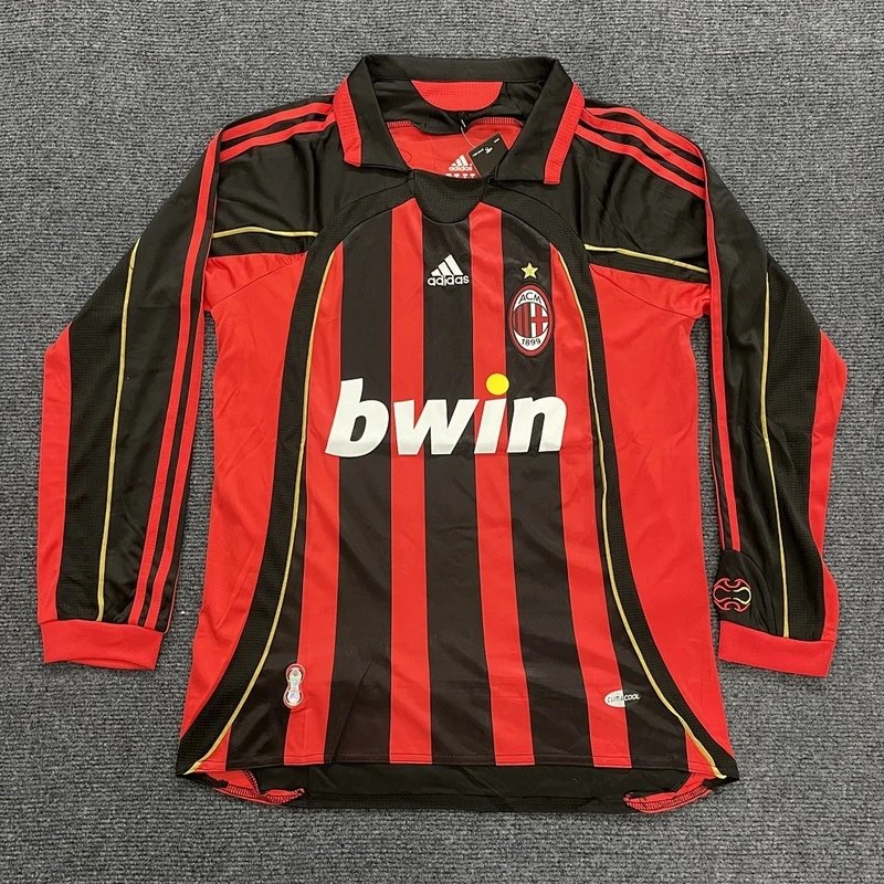 AC Milan home long-sleeve football jersey - Style 8