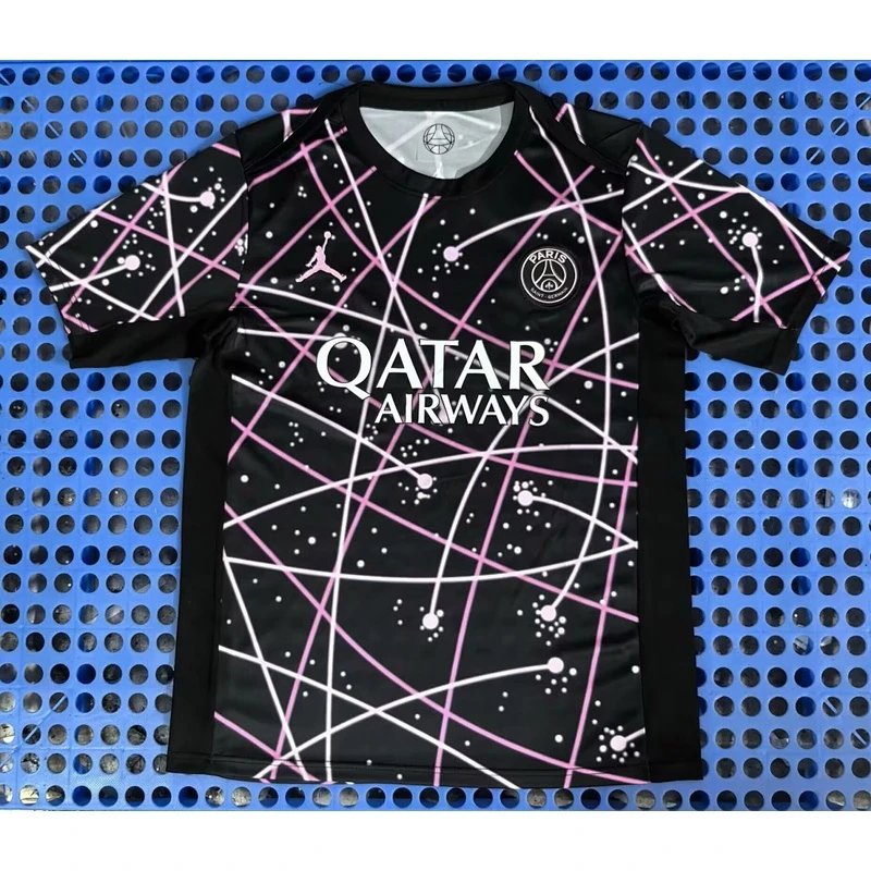Paris Saint-Germain training jersey black pink - Style 25