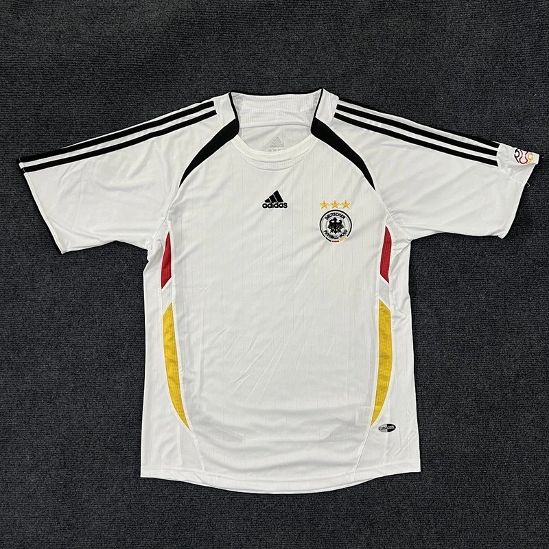 2006 Germany Home White Football Jersey - Style 19
