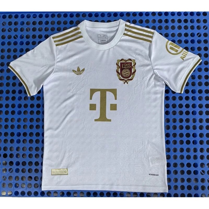 2025-2026 Bayern Munich 125th Anniversary White Jersey - Style 2
