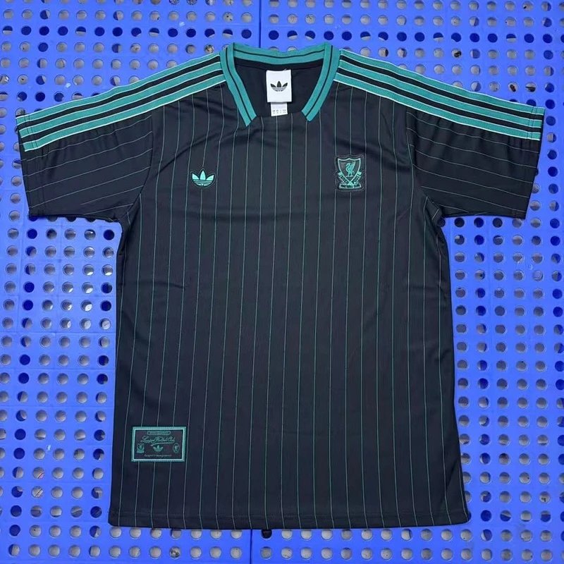 2025-2026 Liverpool Black Green - Style 26
