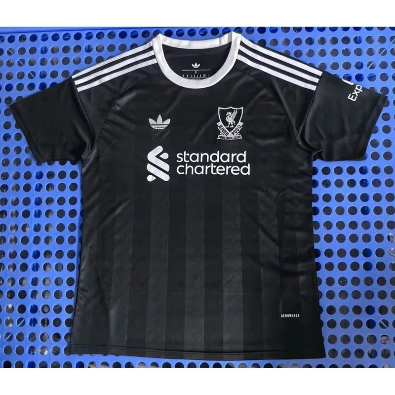 2025-2026 Liverpool Goalkeeper Black Jersey - Style 21
