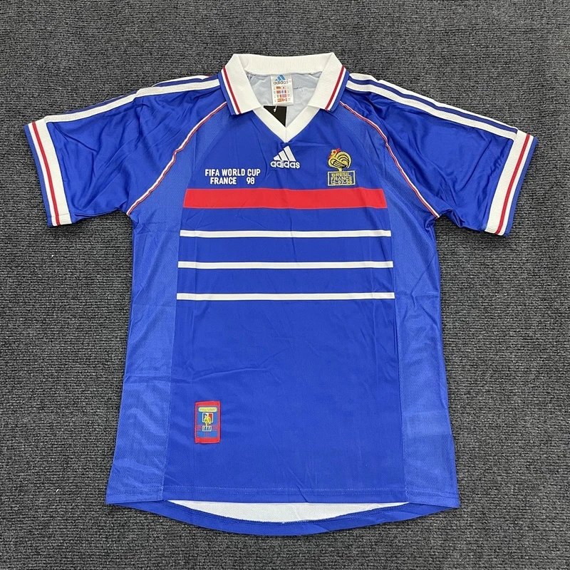 1998 France World Cup Home Shirt - Style 4