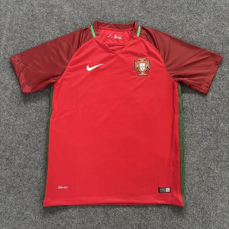2016 Portugal Home Jersey - Style 25