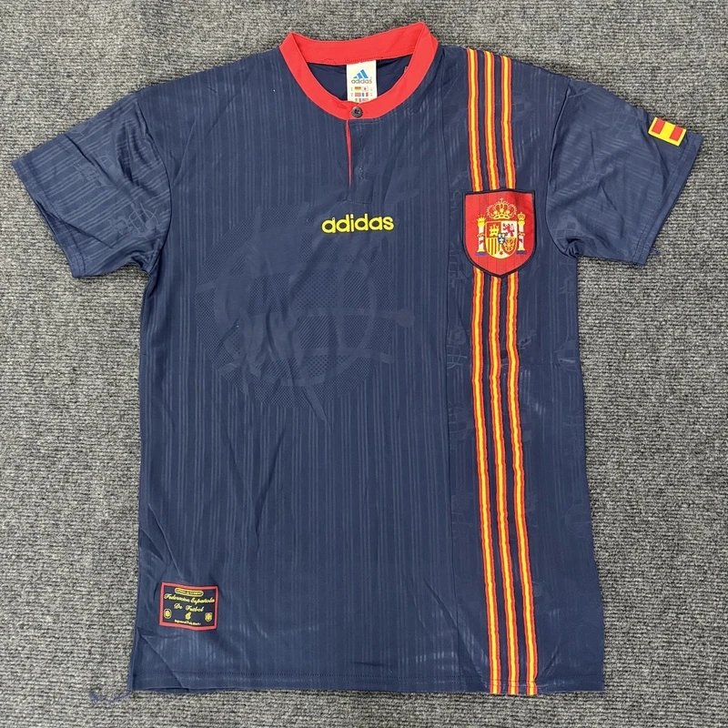 1996 Spain Away Football Jersey - Style 31