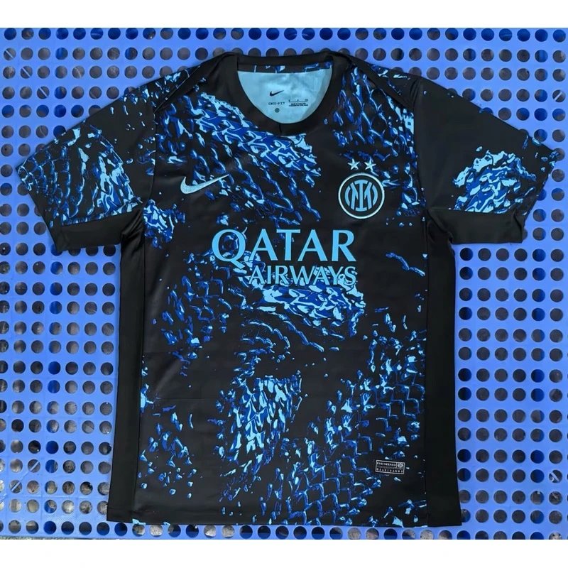 2025-2026 Inter Milan Blue Black Special Edition Football Jersey - Style 16