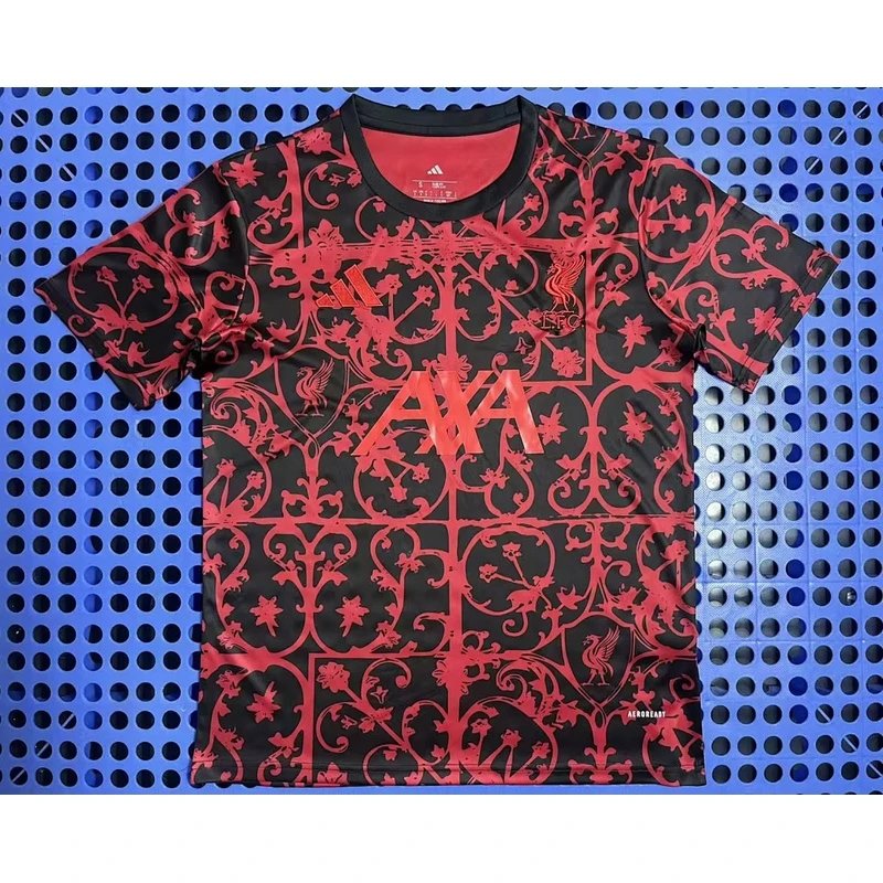 2025-2026 Liverpool Training Shirt Black Red - Style 25