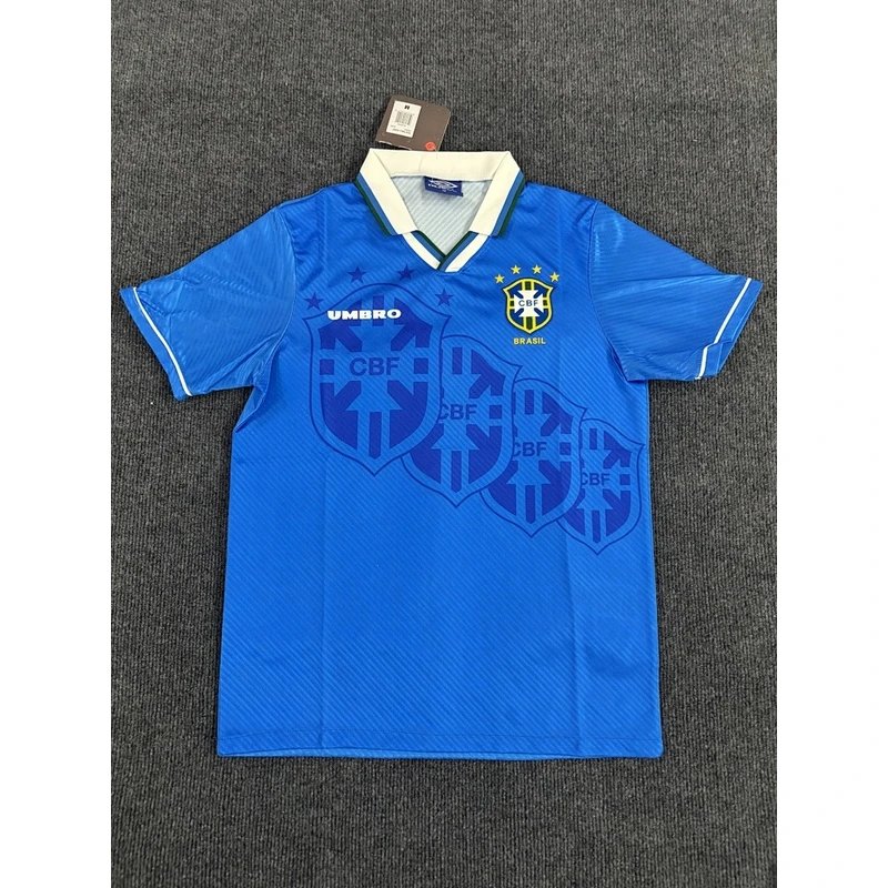 1996 Brazil Away Football Jersey - Style 26