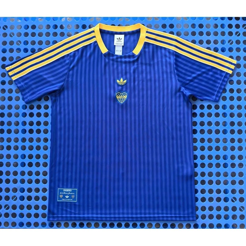 Boca Juniors Retro Blue Football Jersey - Style 35