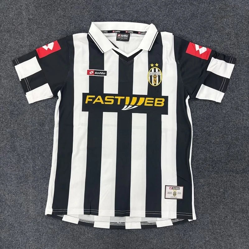Juventus home black and white striped football jersey - Style 29