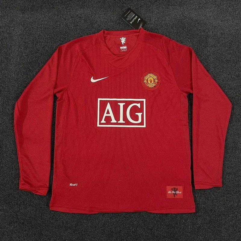 Manchester United home long-sleeve league shirt - Style 12