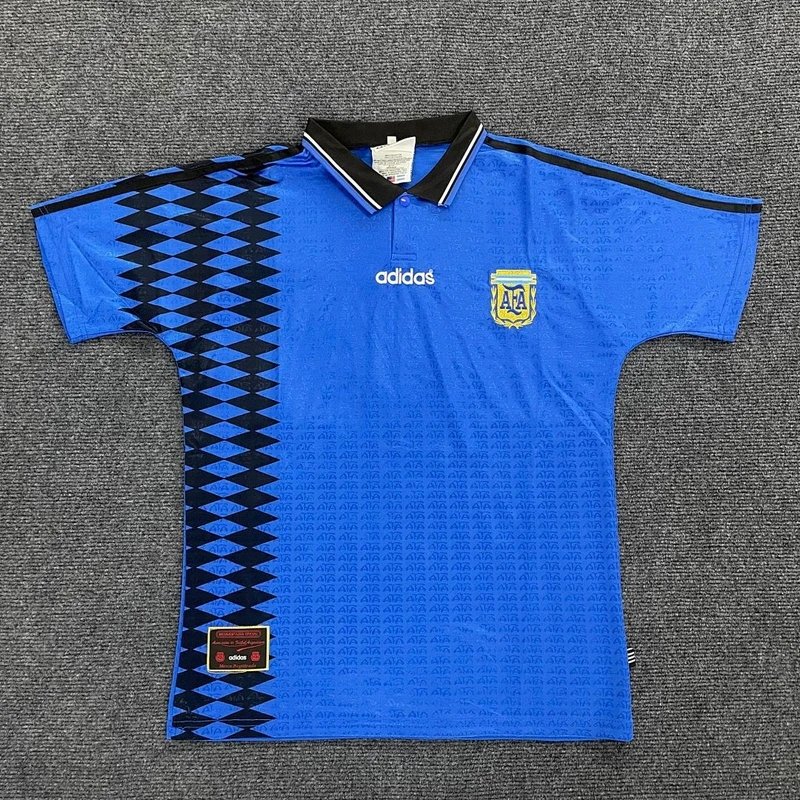 1994 Argentina Away Football Jersey - Style 10
