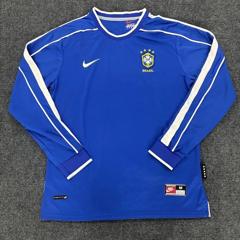 1998 Brazil Away Football Jersey - Style 32