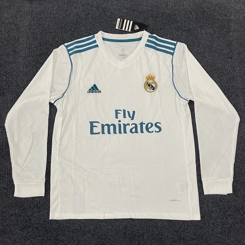 Real Madrid home long-sleeve white jersey - Style 11