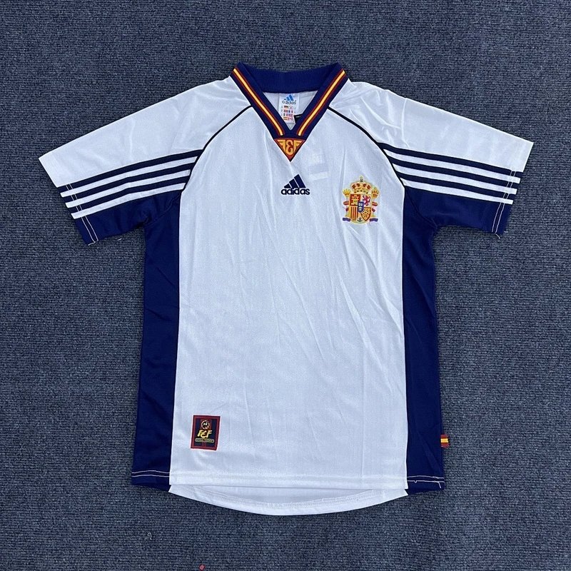 1998 Spain Away Football Jersey - Style 33