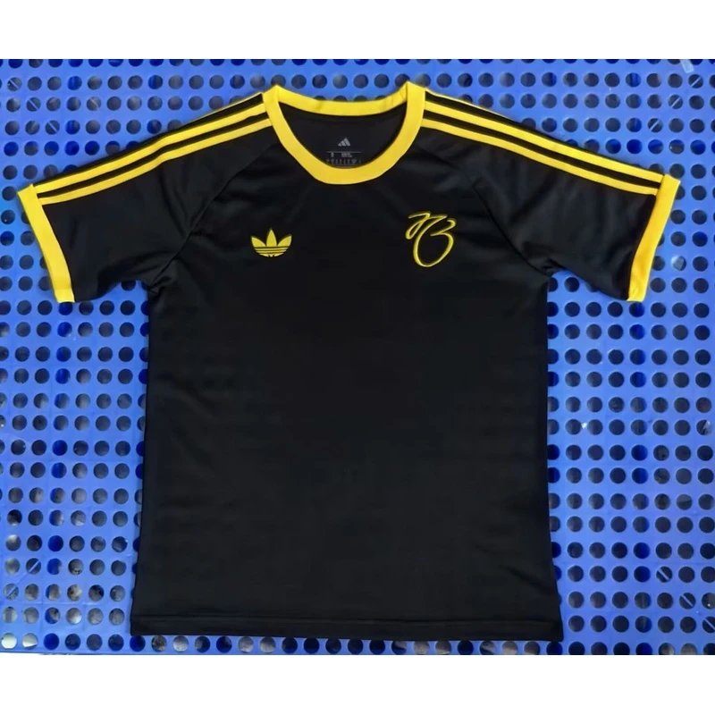 2025-2026 adidas Three-Leaf Beckham Signature T-Shirt Black - Style 15