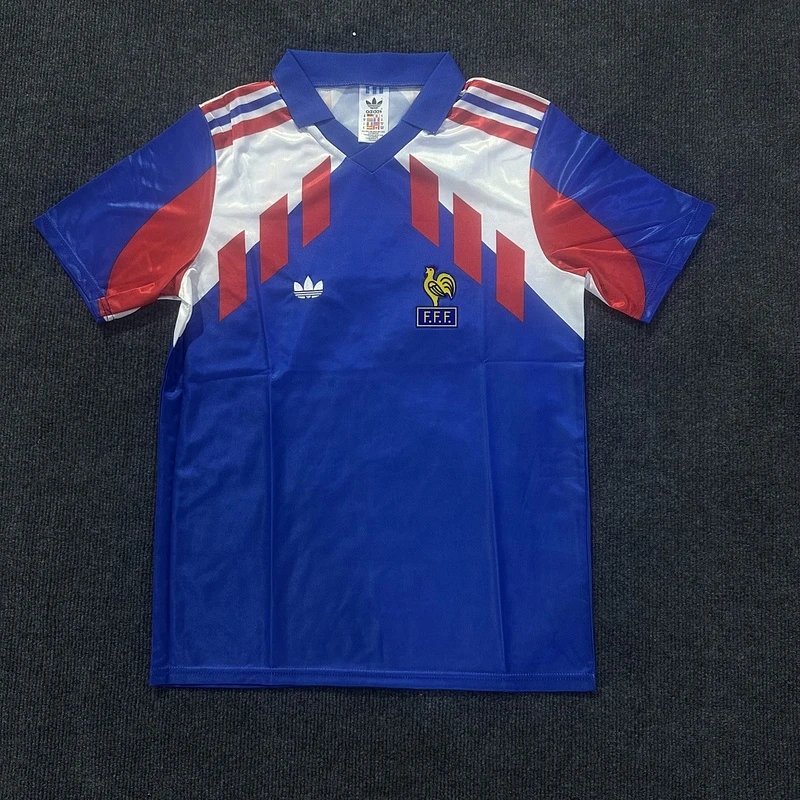 1990 France home jersey - Style 1