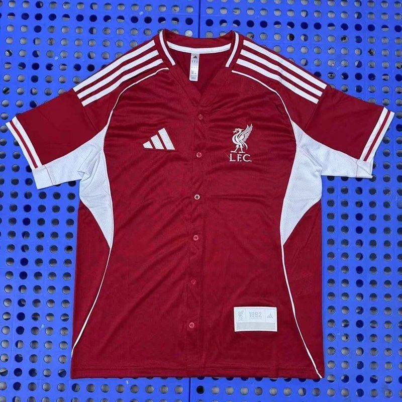 2025-2026 Liverpool Football Club Red Home Shirt - Style 13