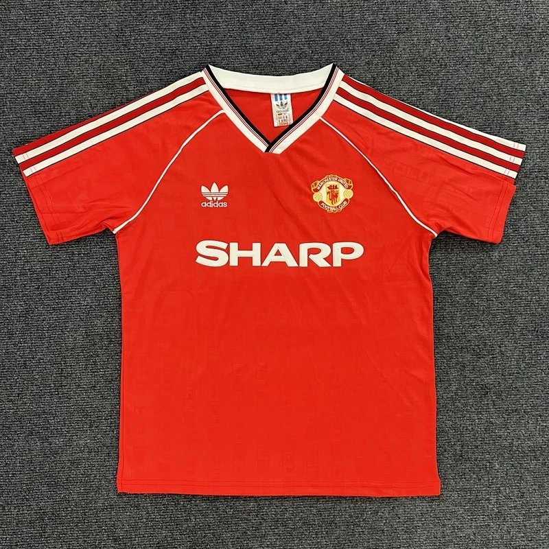 1988-1990 Manchester United Home Shirt - Style 1