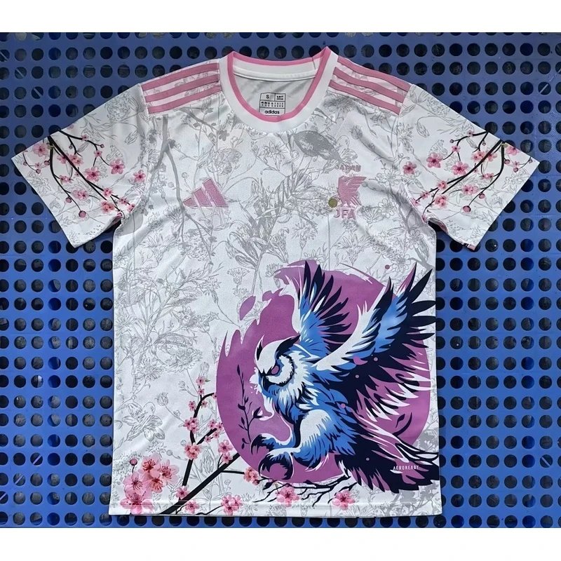 2024-25 Japan Eagles Pink White Football Jersey - Style 28