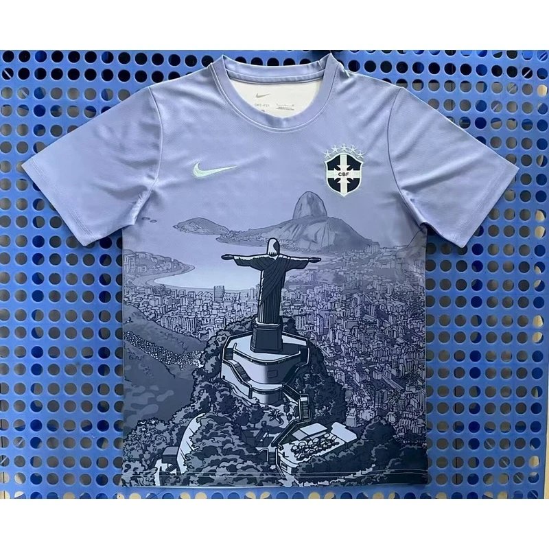 2025-2026 Brazil Jesus Light Purple Football Jersey - Style 26