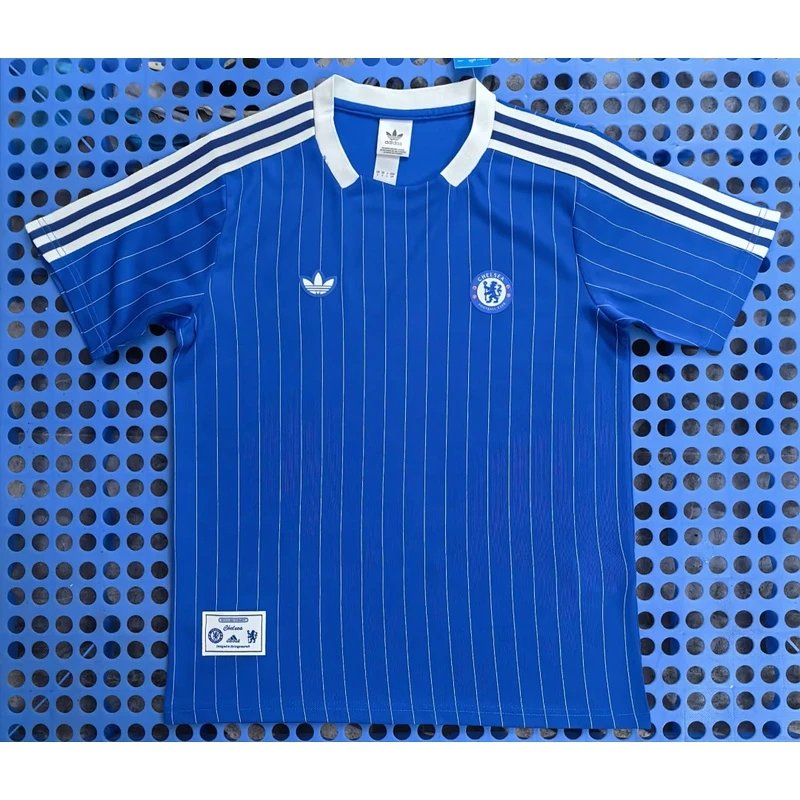 Chelsea retro blue football jersey - Style 11
