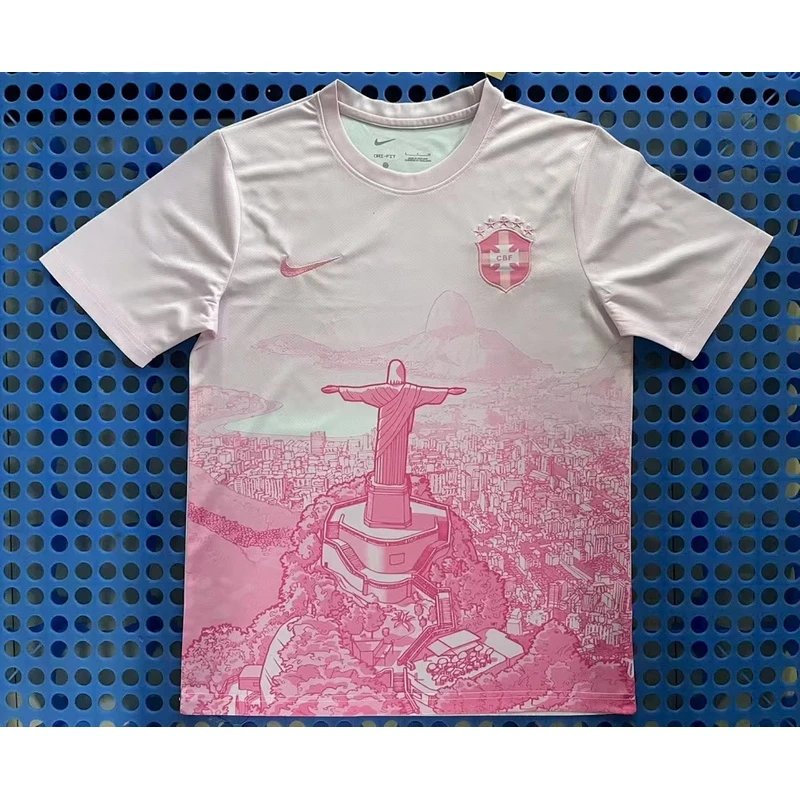2025-2026 Brazil Jesus Pink Football Jersey - Style 30