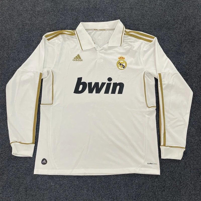 Real Madrid home long-sleeve white jersey - Style 27