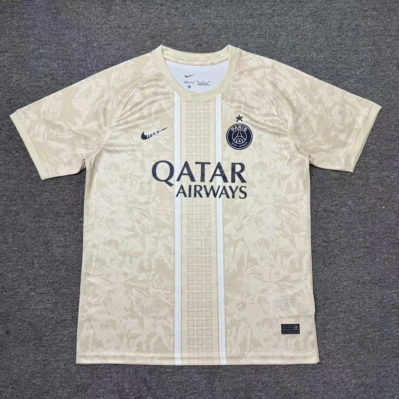 2026-27 Paris Saint-Germain Beige Training Football Jersey - Style 26