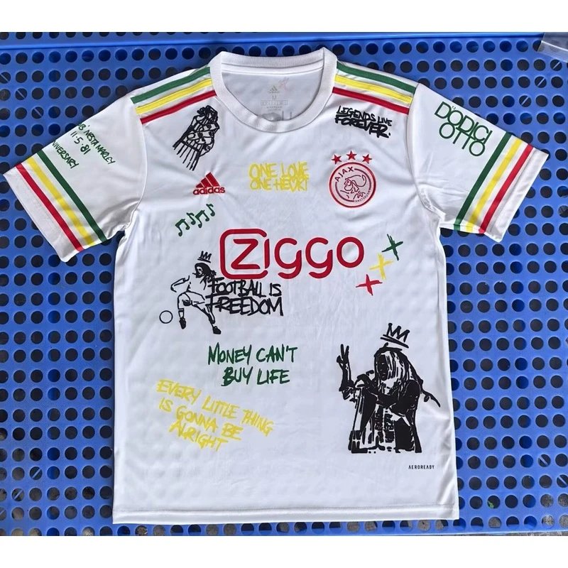 2025-2026 Ajax home white football jersey - Style 12