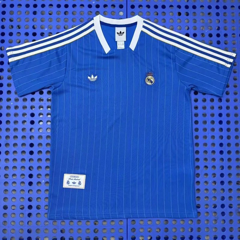 2025-2026 Real Madrid Blue Football Jersey - Style 4